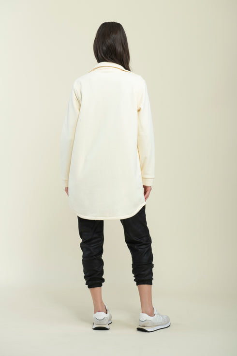 Jackie-Cozy Fleece Button-Up